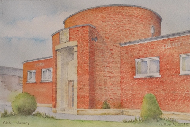 Flixton Library, painted 2015