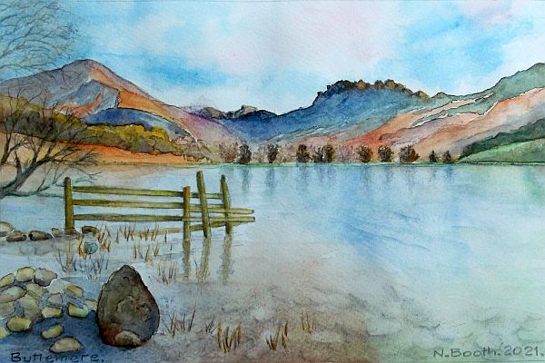 Buttermere, painted 2021