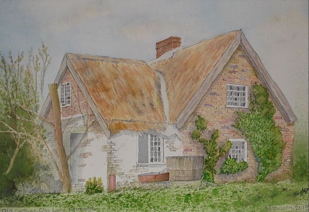Old Cottage, Ciss Lane, Urmston, painted 2019