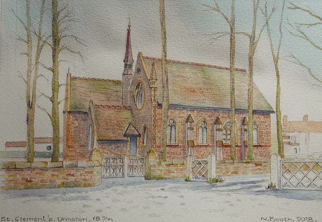 St.Clements church, Urmston, 1874