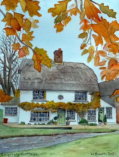 English Cottage, painted 2021