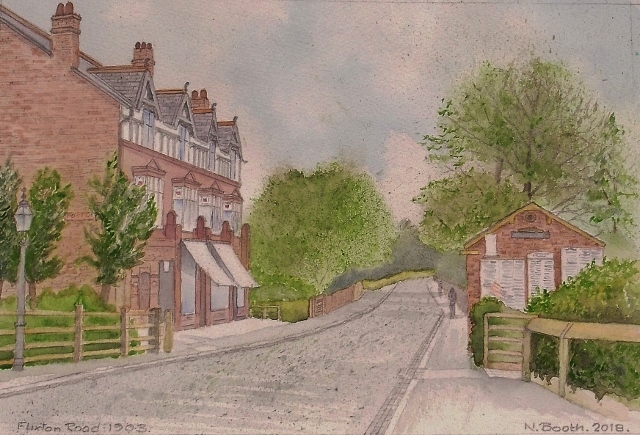 Flixton Road 1903, painted 2018