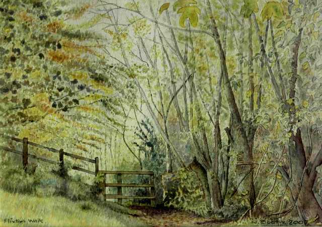 Flixton Walk, painted 2007