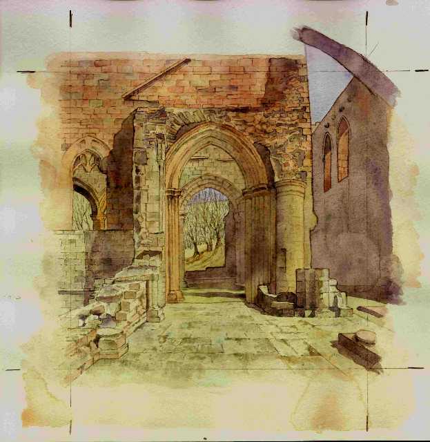 Furness Abbey 6, painted 2007