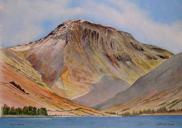 Great Gable, painted 2002