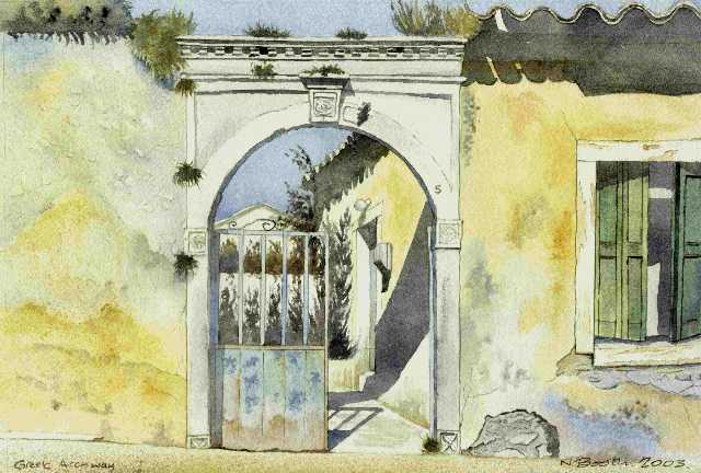 Greek Archway, painted 2003