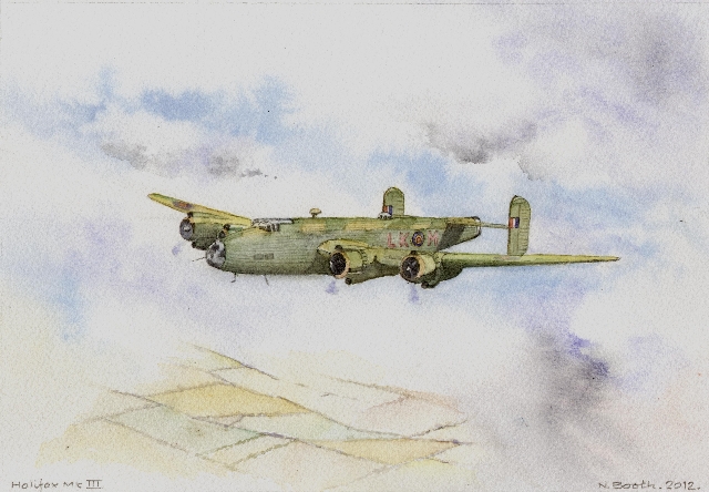 Halifax bomber MkIII, painted 2012