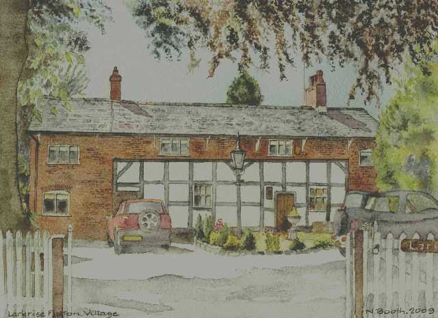 Larkrise, Flixton Village, painted 2009