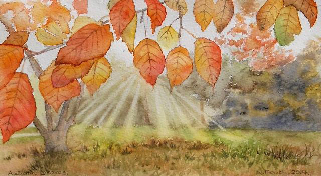 Autumn Leaves, painted 2014