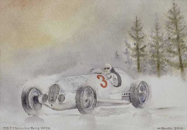 1937 Mercedes Benz W125, painted 2010