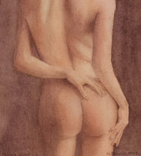 Female Nude, painted 2012