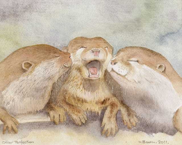 Otter Perfection, painted 2011