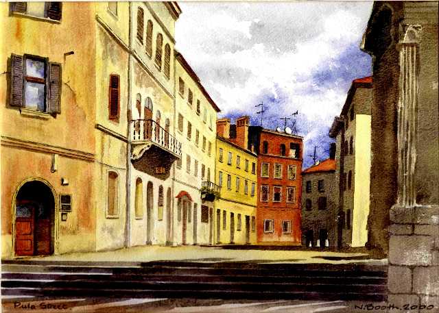Pula Street, painted 2000