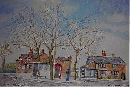Red Lion, Flixton, painted 2019