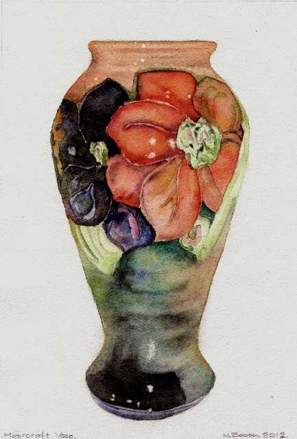 Moorcroft Vase, painted 2012