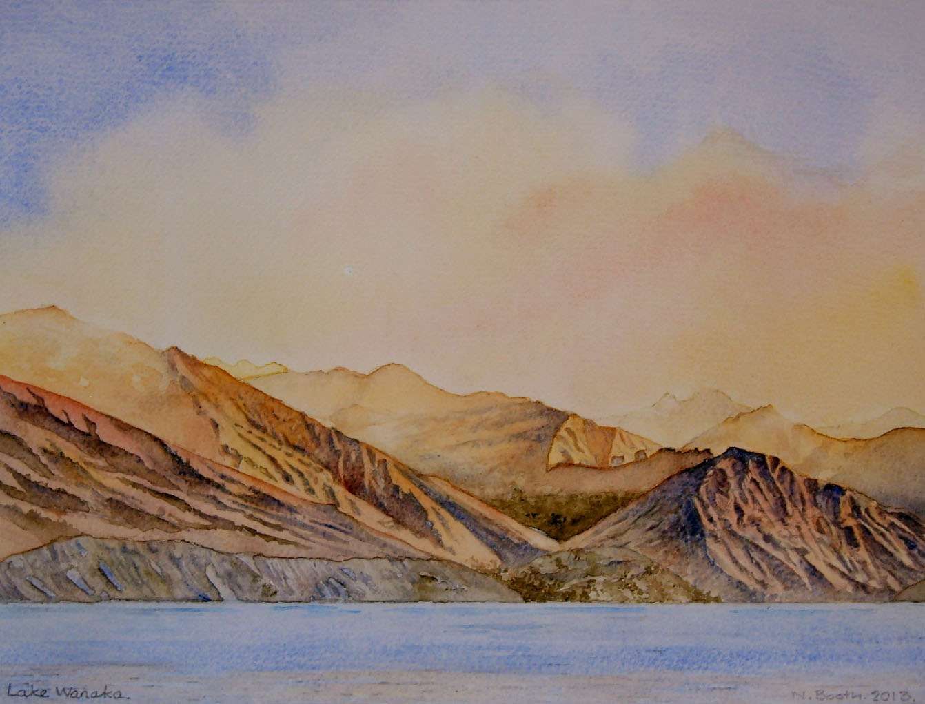 Lake Wanaka, painted 2013
