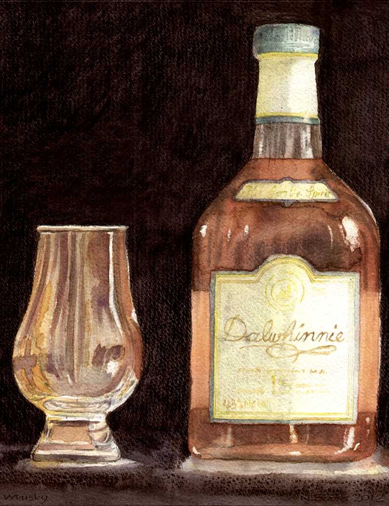 Whisky, painted 2012
